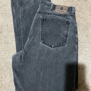 Wrangler Men's Dark Gray Relaxed Jeans